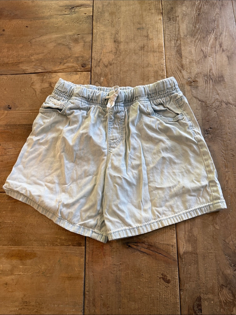 Carter's Light Blue Drawstring Kids Shorts